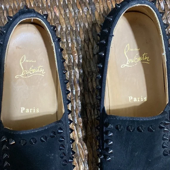Christian Louboutin slip on studs shoes - Picture 2 of 16